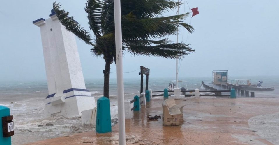 Fuertes lluvias se pronostican este fin de semana en Yucatán, Campeche y Quintana Roo