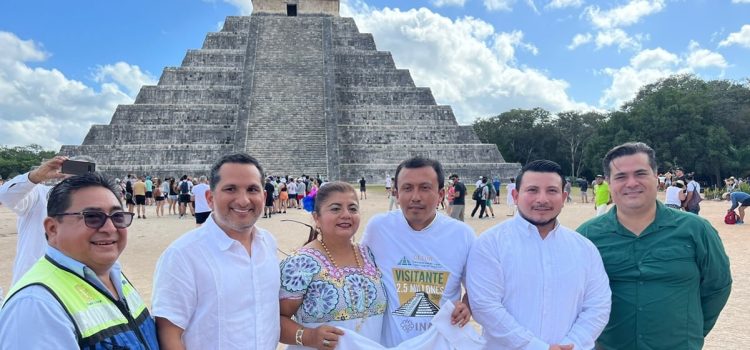 Chichén Itzá recibe al visitante 2.5 millones del 2022