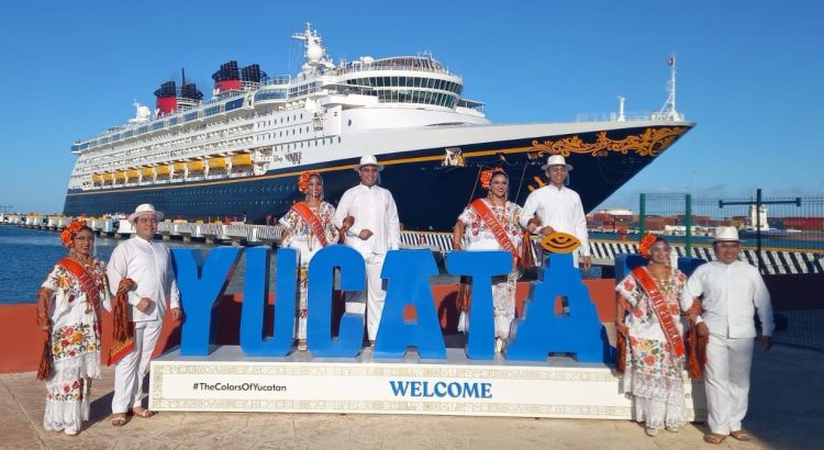 El crucero Disney Magic llega nuevamente a Yucatán