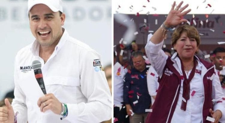 Delfina Gómez y Manolo Jiménez, los virtuales ganadores de la jornada electoral