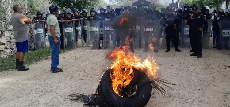 Pobladores de Ixil y autoridades estatales se enfrentan por despojo de tierras