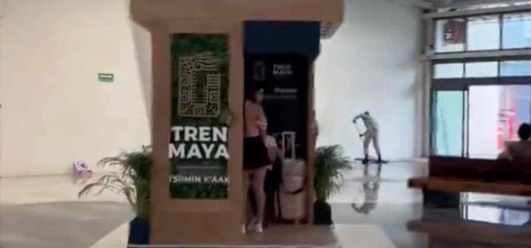 A un mes de inaugurada, la estación del Tren Maya en Yucatán presenta desperfectos