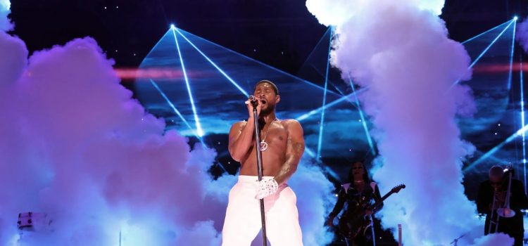 Usher rinde homenaje a Michael Jackson en el medio tiempo del Super Bowl