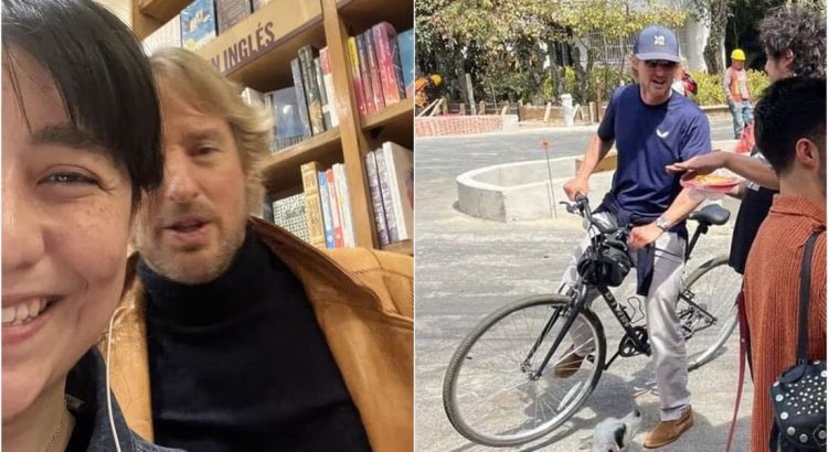 Captan al actor Owen Wilson en CDMX