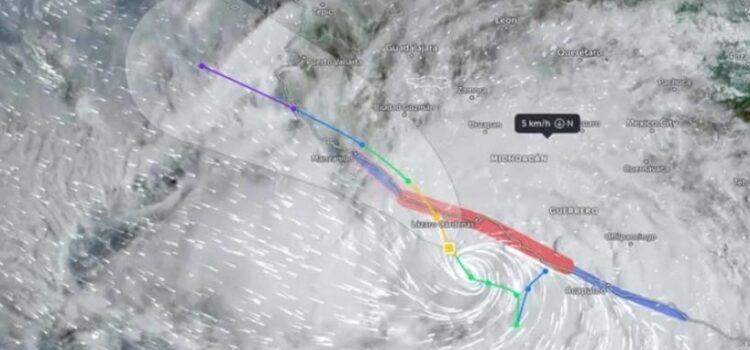 Alerta roja en Michoacán y Colima por tormenta tropical «John»