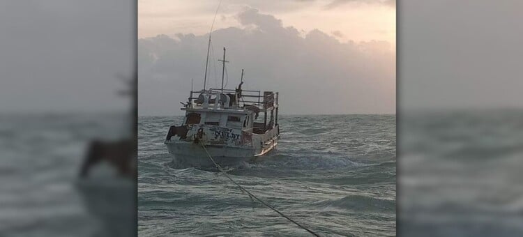 Localizan barco extraviado por huracán Milton en Yucatán