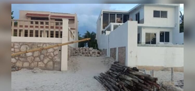 Alerta por cierre de playa en Chelem, Yucatán