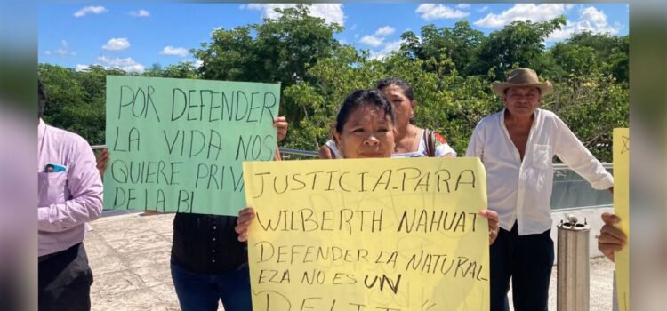 Pobladores de Santa María Chi denuncian contaminación por granjas porcinas y exigen justicia Pobladores de Santa María Chi denuncian contaminación por granjas porcinas y exigen justicia