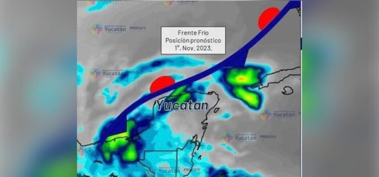 Nuevo frente frío en Yucatán traerá vientos y lluvias ligeras sin afectar clima cálido Nuevo frente frío en Yucatán traerá vientos y lluvias ligeras sin afectar clima cálido