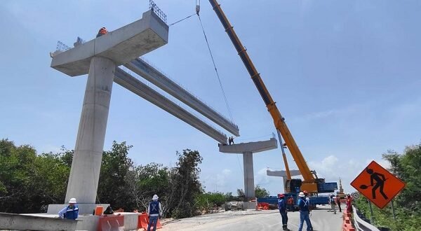 Dan fecha de conclusión del puente vial de Progreso