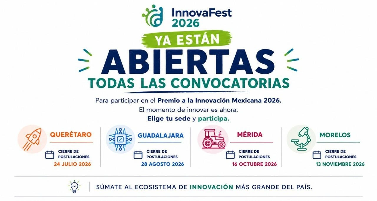 Lanzan la convocatoria para el InnovaFest Mérida 2026