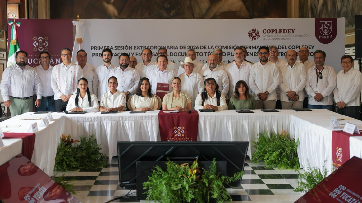 Gobernador de Yucatán presenta ante el Codepley el Plan Bienestar Metropolitano