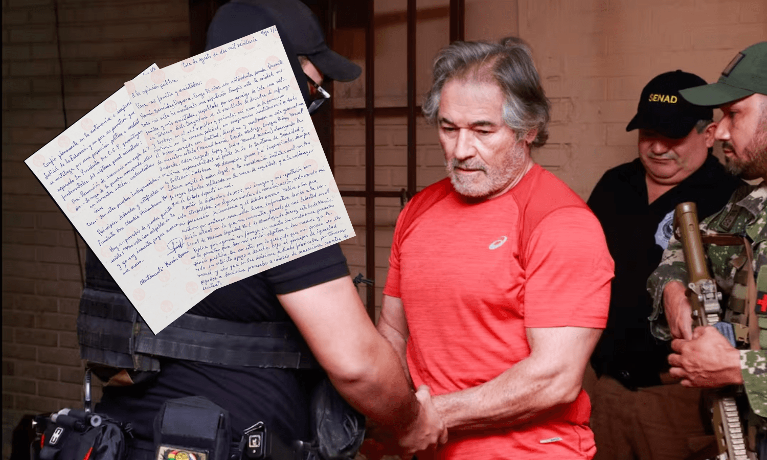 Con una carta desde el penal del Altiplano, el yucateco Hernán Bermúdez Requena se declara inocente