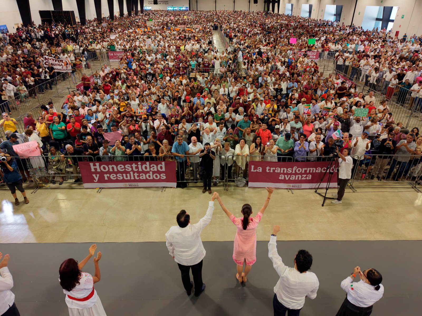 La presidenta Claudia Sheinbaum presentó su Segundo Informe de Gobierno en Mérida