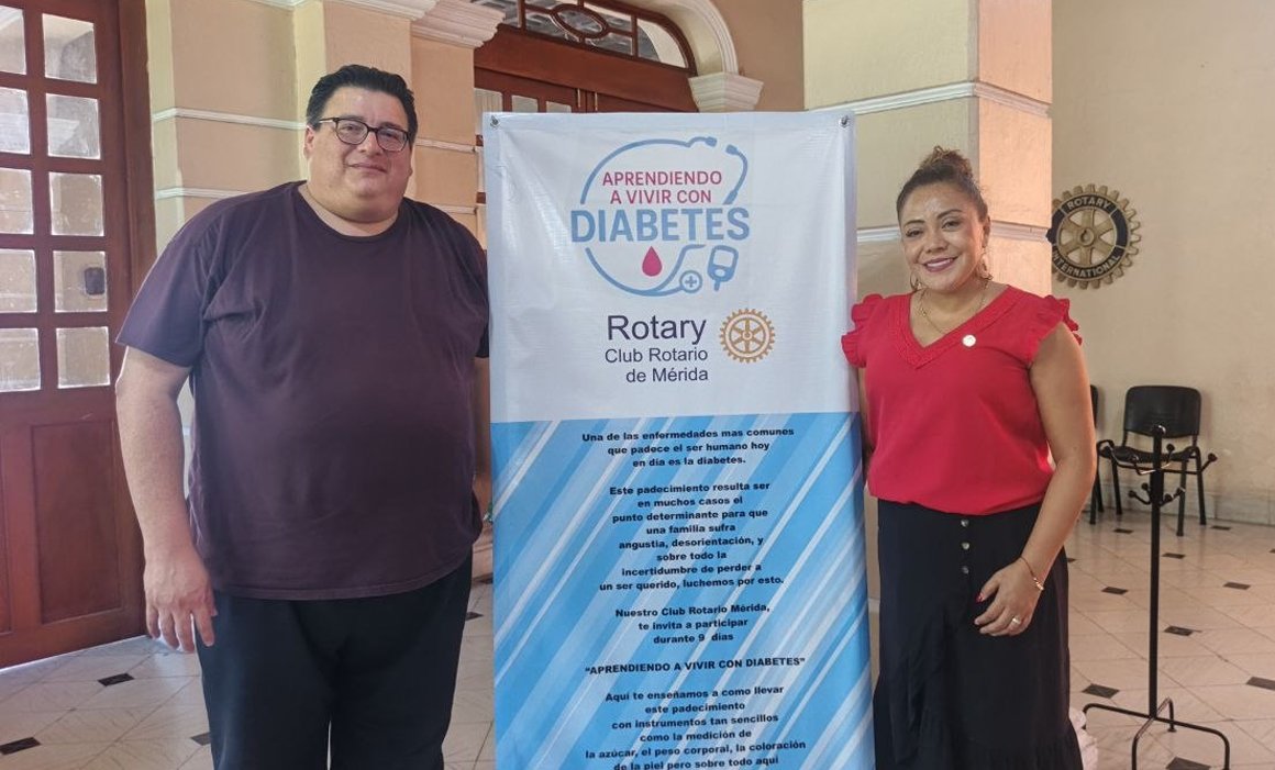 Impartirá Club Rotario curso gratuito para vivir bien con diabetes
