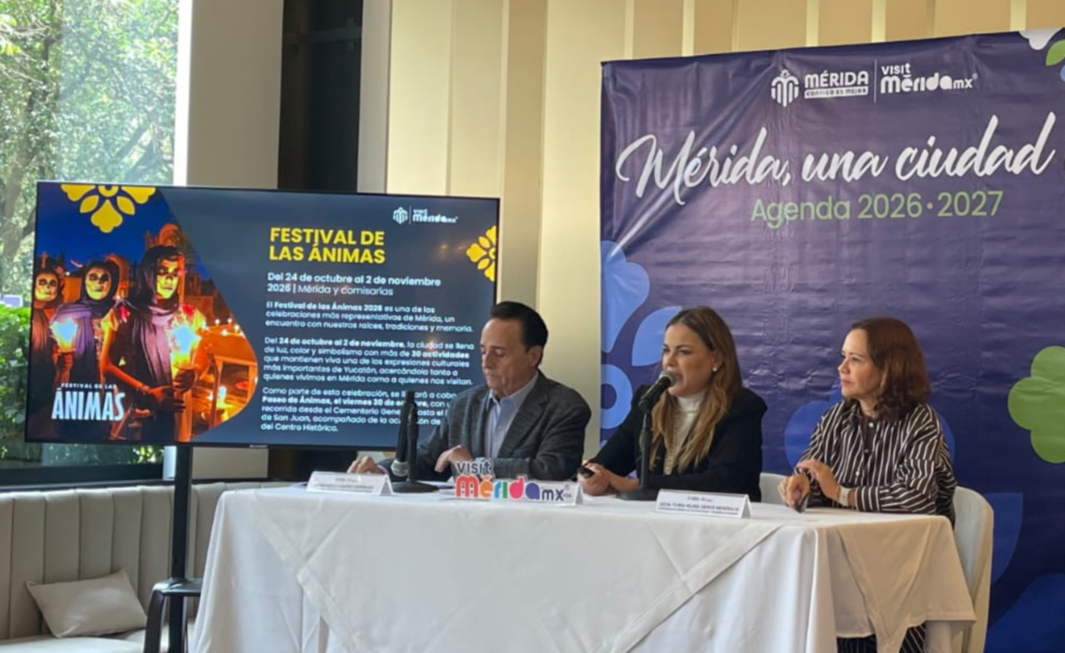 Presentan agenda cultural de Mérida para el cierre del año