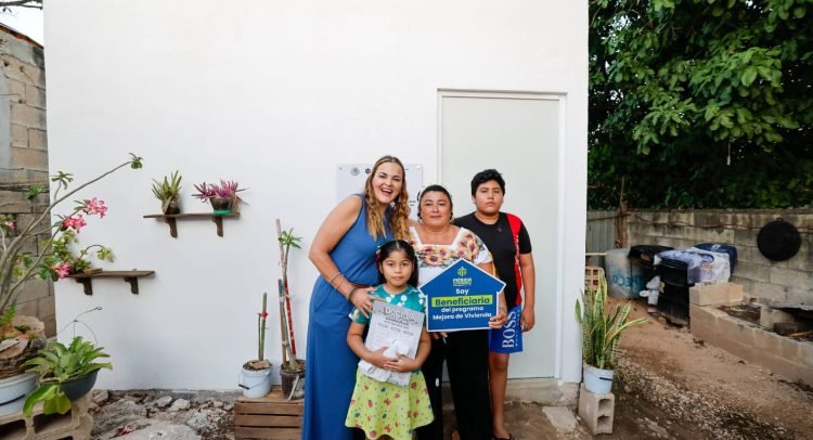 Cecilia Patrón anuncia 78 obras para reducir el rezago social en Mérida